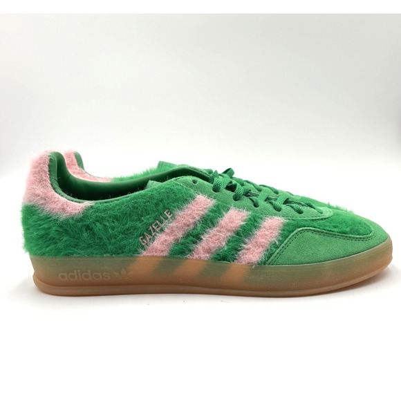 adidas Shoes - Adidas Women's Size 7.5 Gazelle Indoor Green Glow Pink Gum JP8342 Shoes NEW